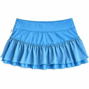 Nike Blue Ruffled Tennis Skirt Skort